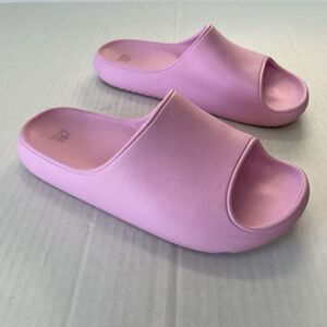 Wild Fable Women's Robbie Slide Sandals Slip On Rubber Slippers Pink Size 7